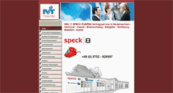 Desktop Screenshot of ivt-pumpen.de